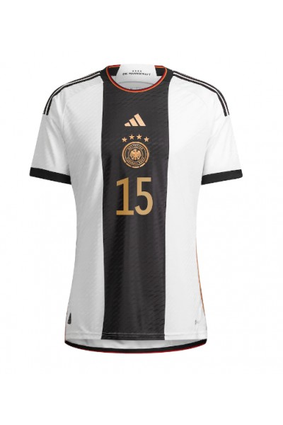 Fotbalové Dres Německo Niklas Sule #15 Domácí Oblečení MS 2022 Krátký Rukáv